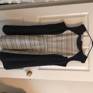 Maurice’s black and white dress